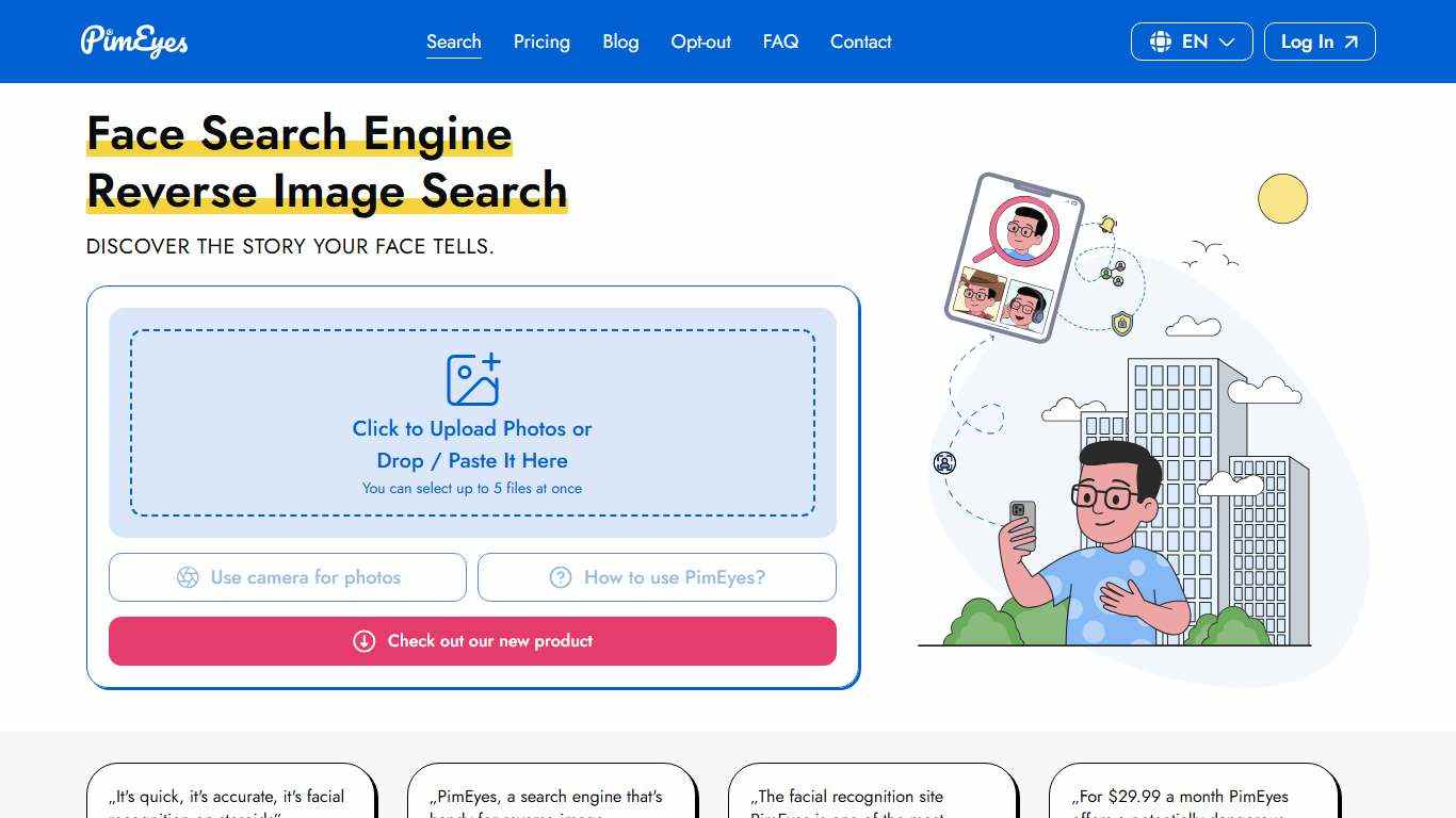 PimEyes: Face Recognition Search Engine and Reverse Image Search