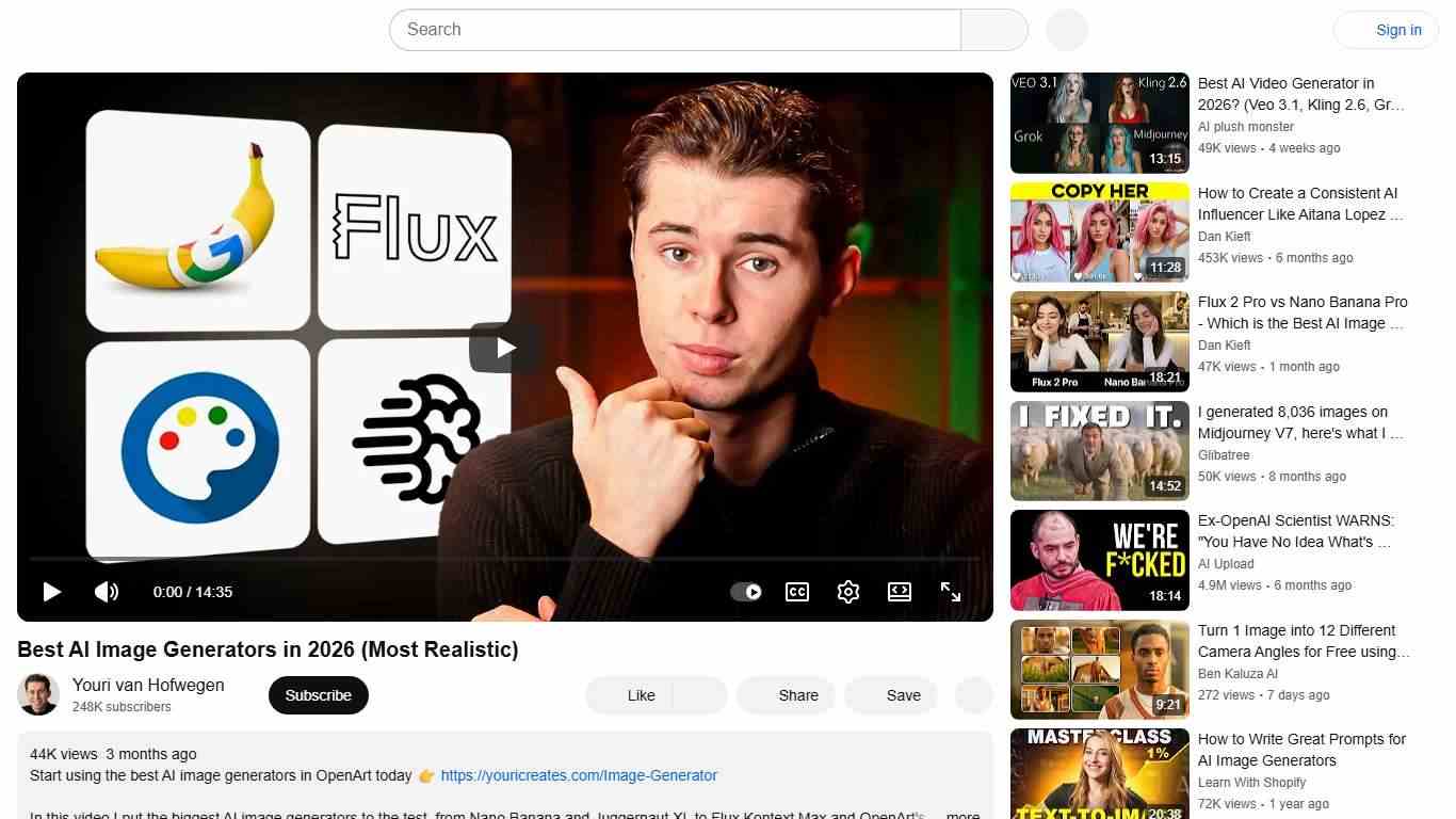 Best Al Image Generators in 2026 (Most Realistic) - YouTube