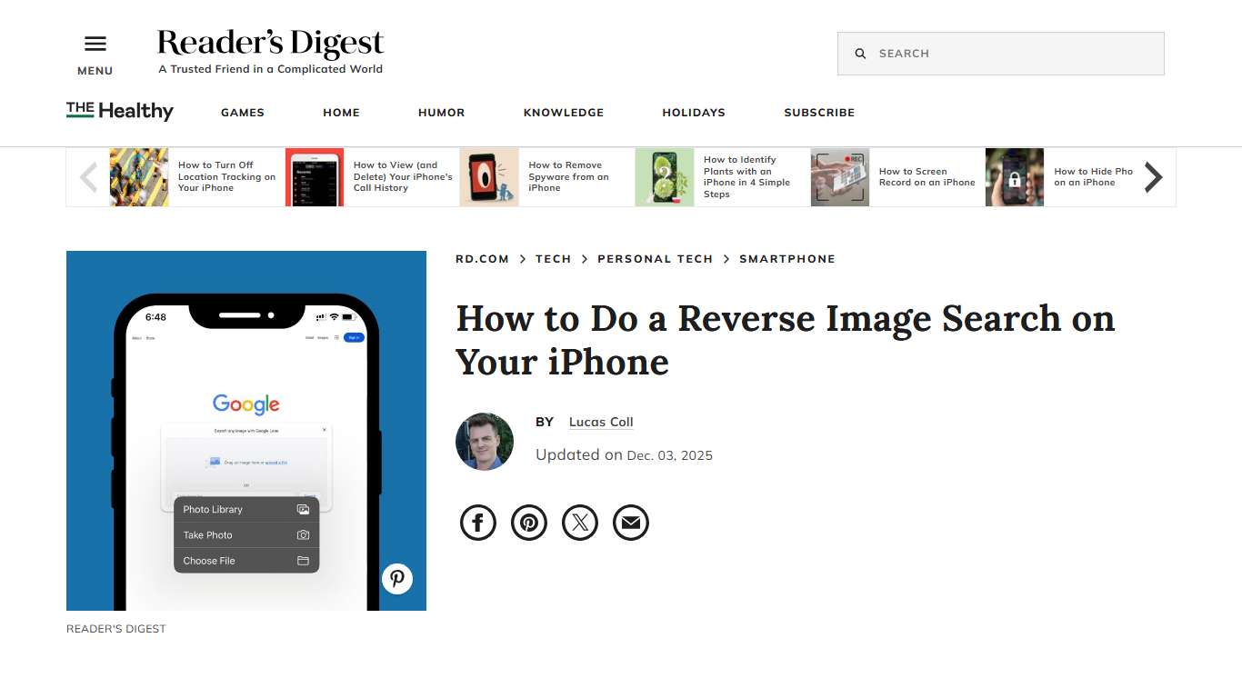How to Easily Do a Reverse Image Search on Your iPhone